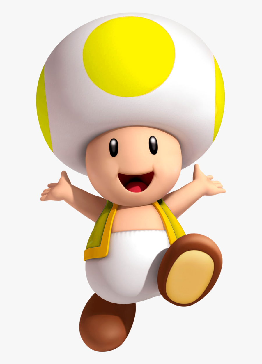 Yellow Toad By Yoshigo99-d4g3kep 678×1,177 Pixels Super - Yellow Toad Super Mario, Transparent Clipart