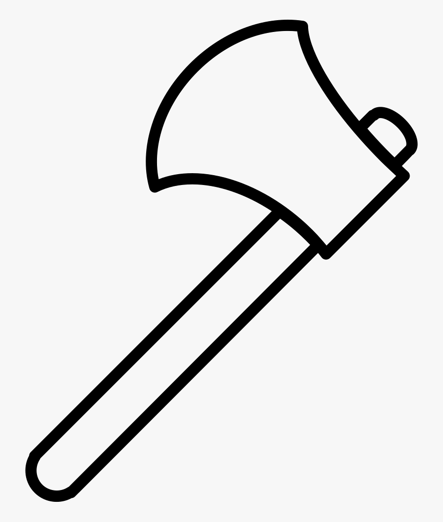 Axe Coloring Pages Axe Clipart Black And White , Free Transparent