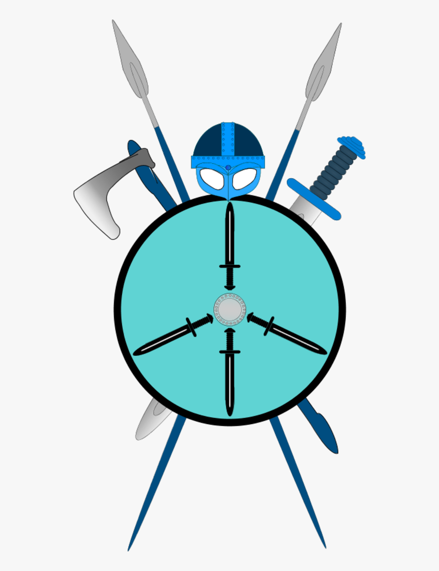 Sword Shield Ax Spear - Buddha Clipart, Transparent Clipart