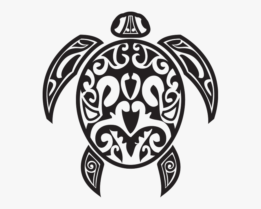 Turtle Tattoo Png - Hawaiian Turtle Clip Art, Transparent Clipart