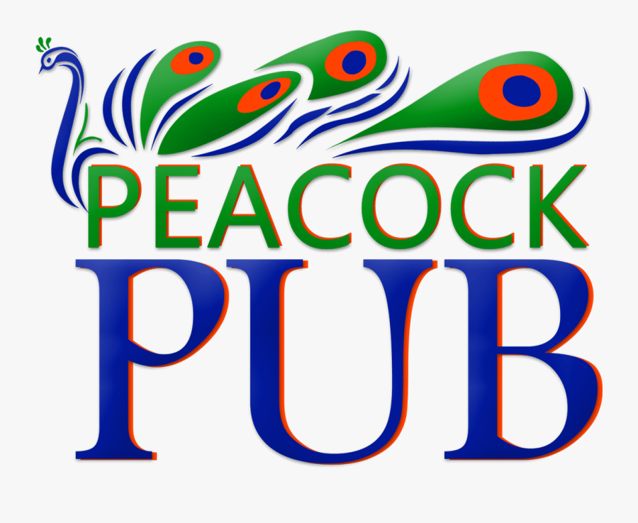 Peacock Pub Logo, Transparent Clipart