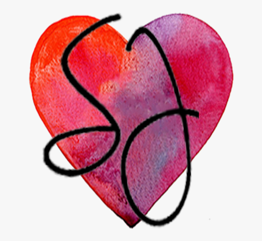 Favicon Sj Watercolor Heart Clipart , Png Download - Heart Sj Love, Transparent Clipart