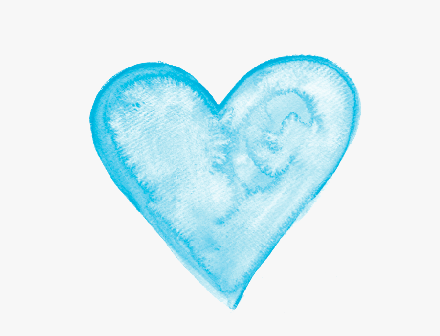 Transparent Heart Png Transparent - Clear Background Watercolor Heart Png, Transparent Clipart