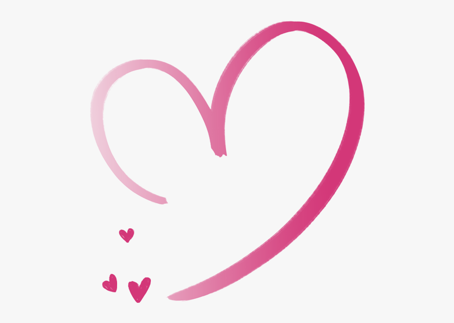 #love #heart #watercolor #brush #pink #valentinesday - Heart, Transparent Clipart