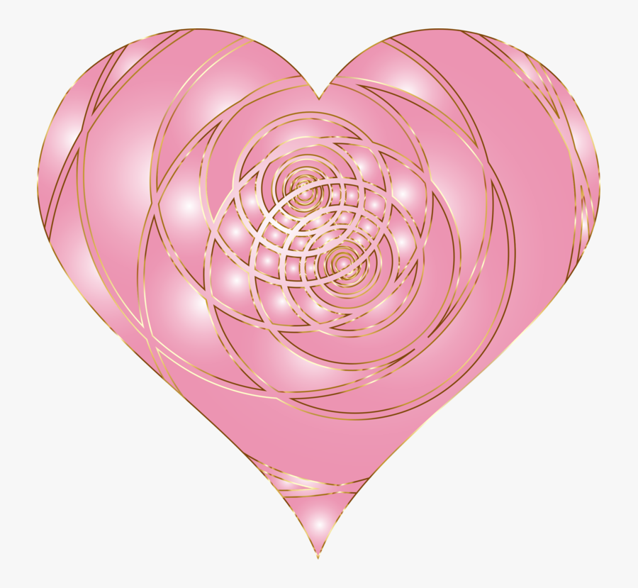 Pink,heart,love - Heart, Transparent Clipart