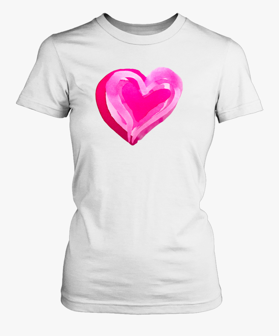 Have A Heart T Shirt With Watercolor Pink Heart Designed - Tee Shirt Neverending Story Stranger Things, Transparent Clipart