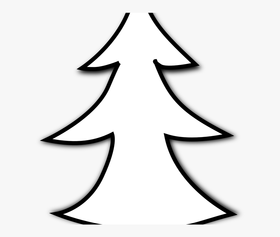 Transparent Christmas Tree Outline Png, Transparent Clipart