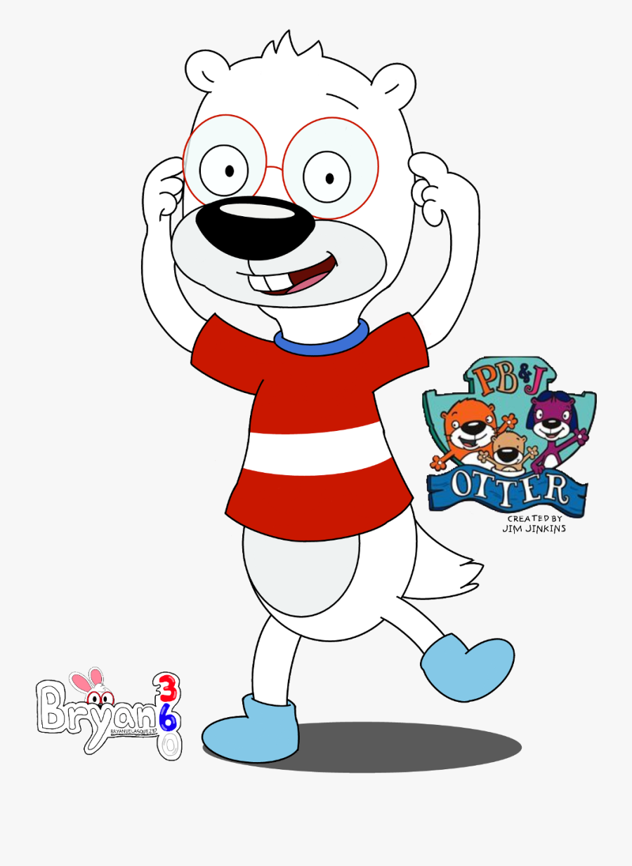 My Rabbit Oc In Pb&j Otter Form - Pb And J Otter, Transparent Clipart