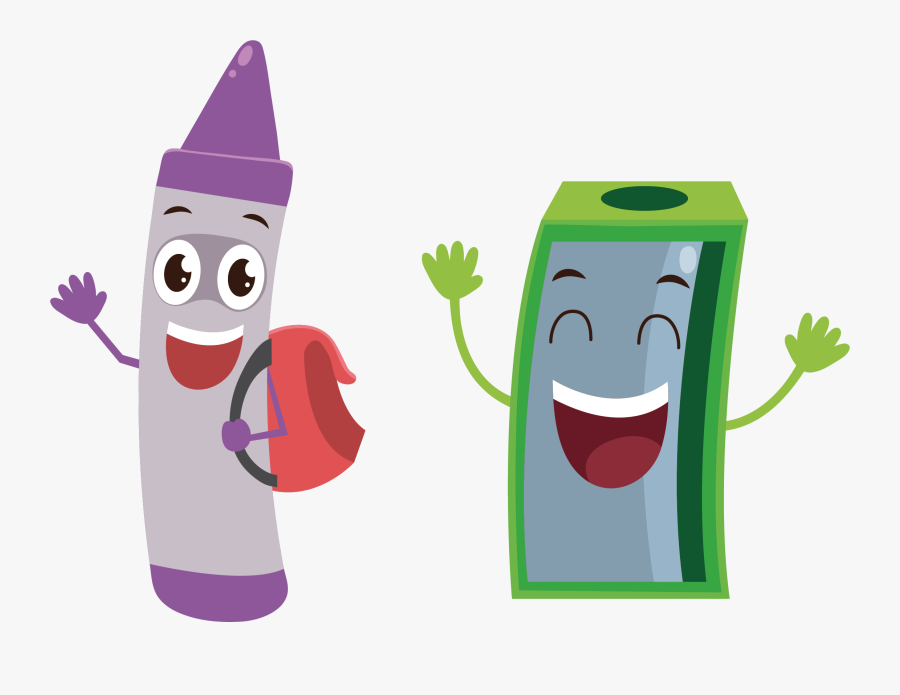 Stationery Cartoon Pencil Sharpener - Pencil Sharpener Cartoon Free, Transparent Clipart