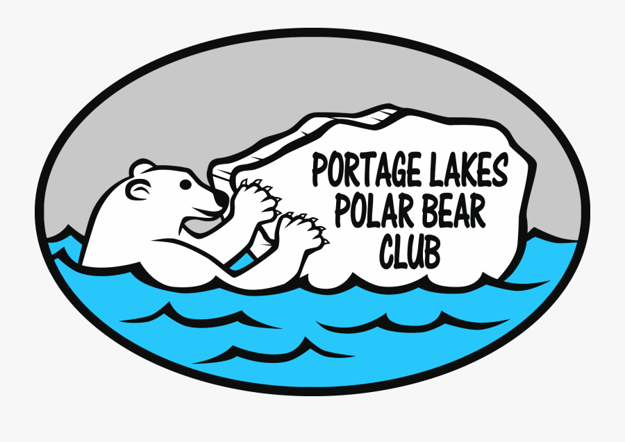 Portage Lakes Polar Bear Jump, Transparent Clipart