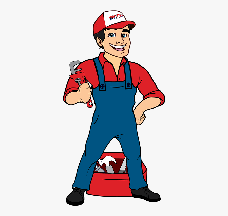 Plumbing Heating Air Conditioning - Maintenance Guy, Transparent Clipart