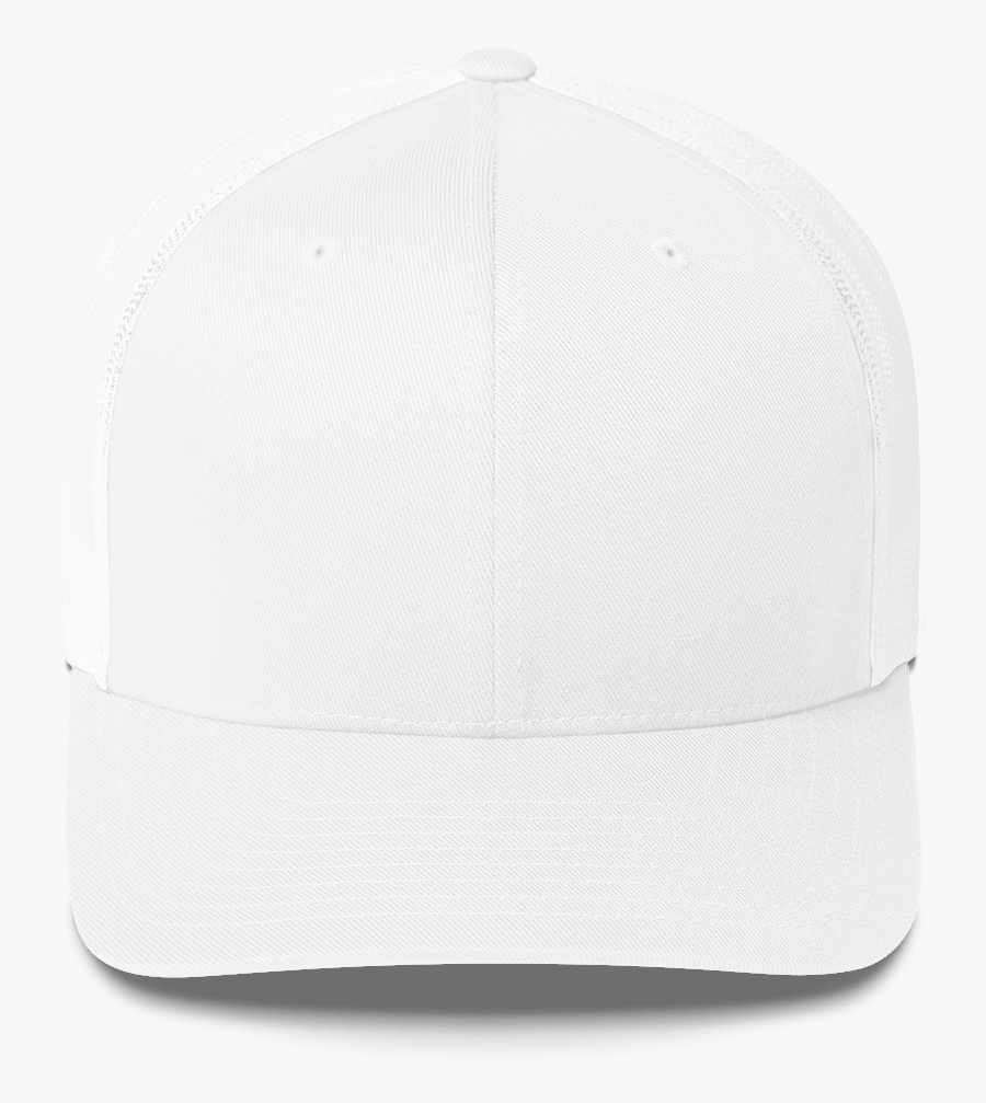 White Trucker Hat Front , Transparent Cartoons - Baseball Cap, Transparent Clipart