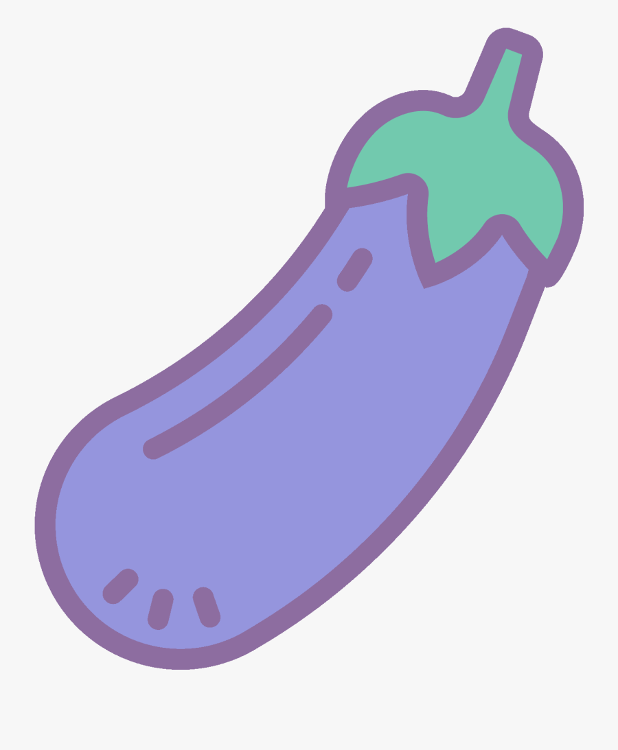 It"s A Logo Of An Eggplant - Eggplant Icon Svg, Transparent Clipart