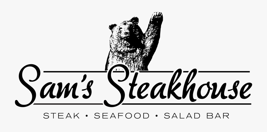 Transparent Steak Png - Sam's Seafood And Steaks Logo, Transparent Clipart