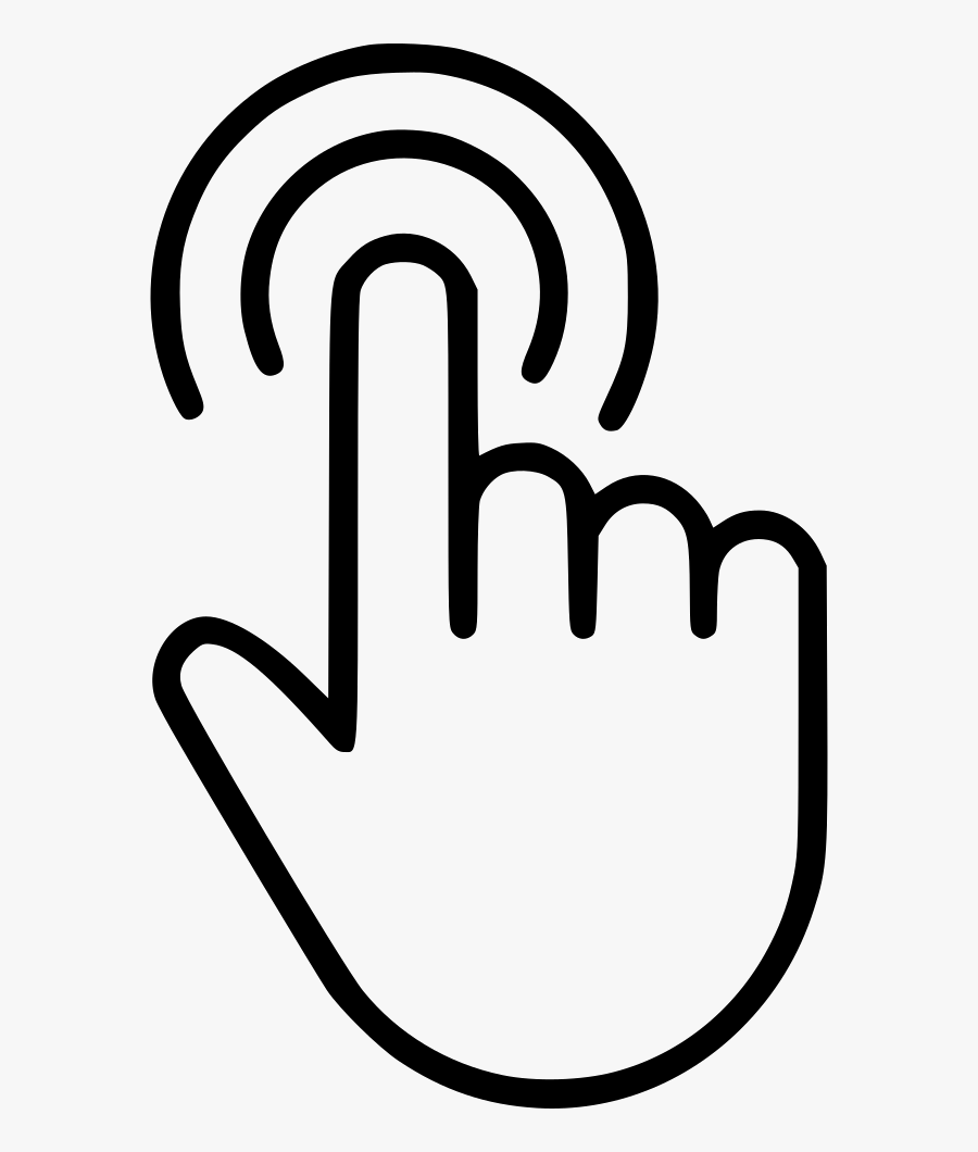 Line,line Art,coloring Book,clip Art,graphics - Finger Cursor Png, Transparent Clipart