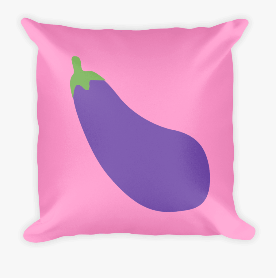 Eggplant Emoji Png - Pillow, Transparent Clipart
