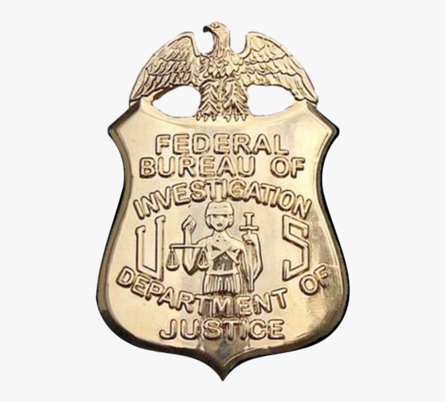 File Of A Federal - Federal Bureau Of Investigation Badge, Transparent Clipart