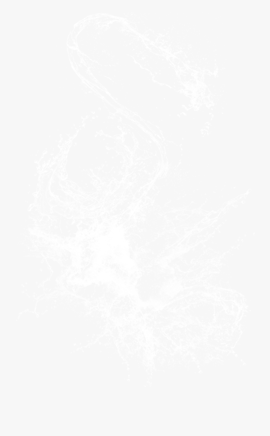 Water Splash Clipart Black And White, Transparent Clipart