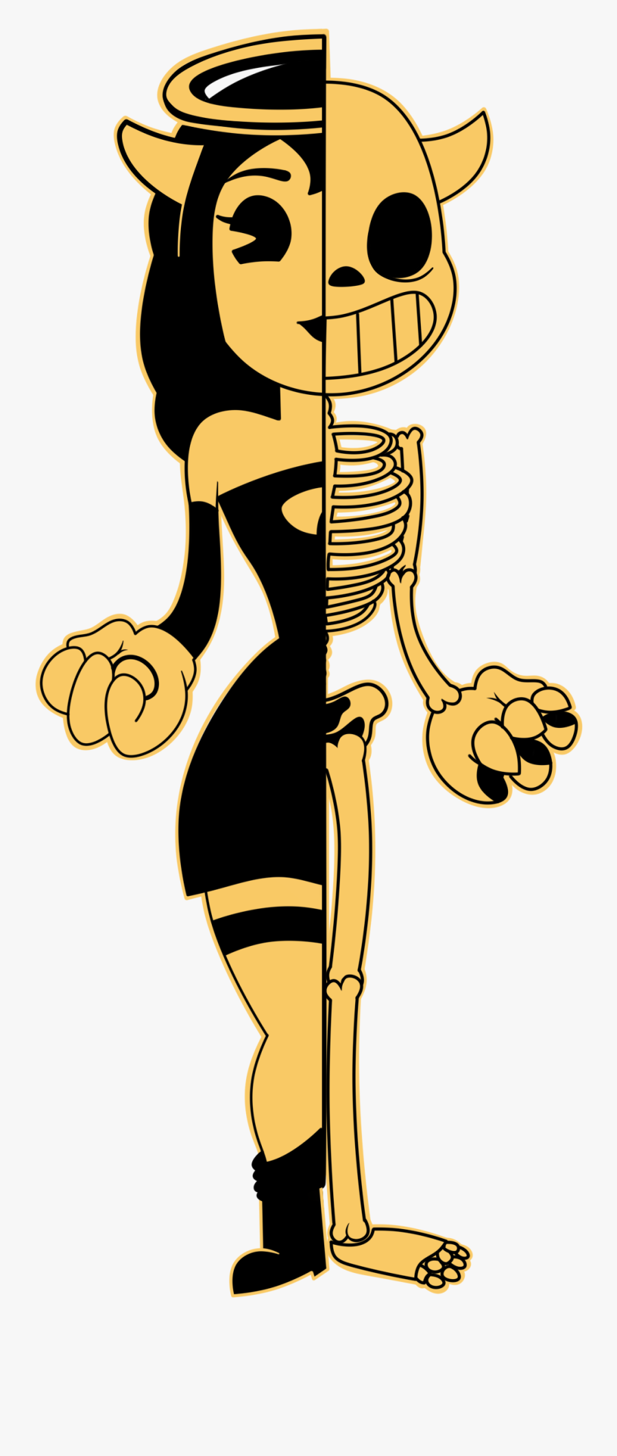 Transparent I Voted Clipart - Cut Out Bendy And The Ink Machine, Transparent Clipart