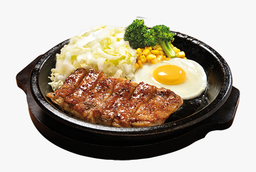 Teriyaki Chicken With Egg Pepper Lunch, Transparent Clipart