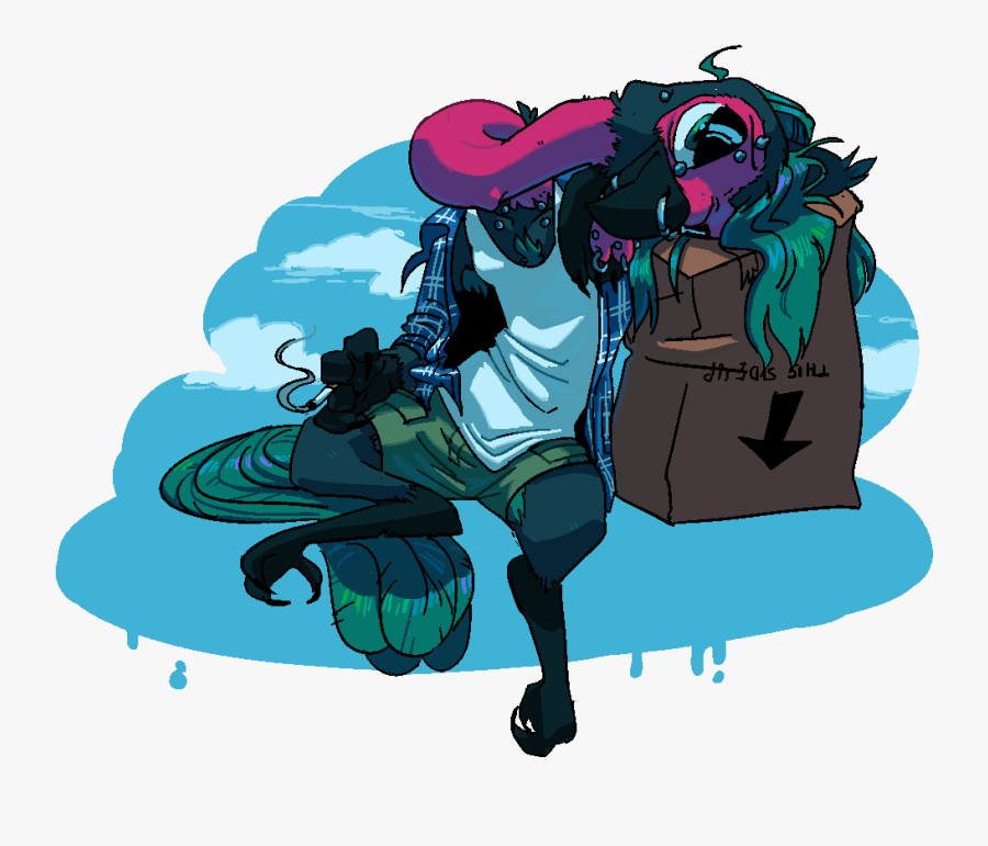 This Side Up In Smoke - Illustration, Transparent Clipart