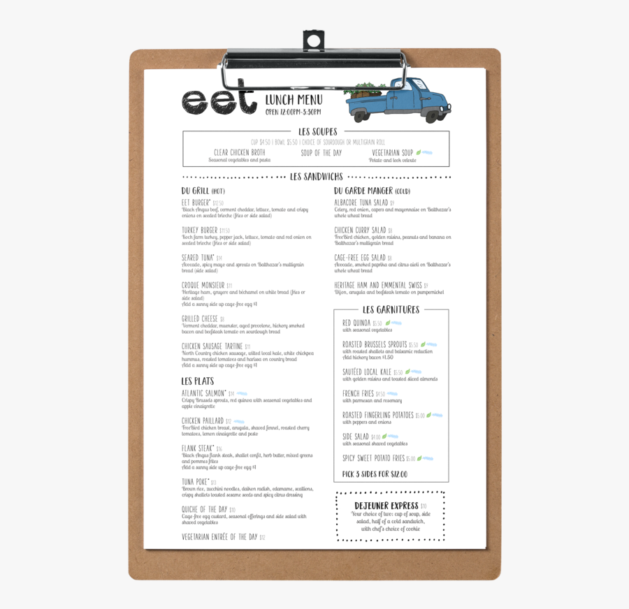 Mockup Eet Menu No Shadow, Transparent Clipart
