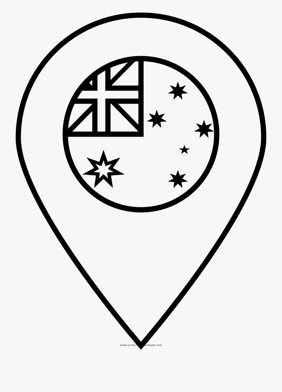 White Australian Flag Png, Transparent Clipart