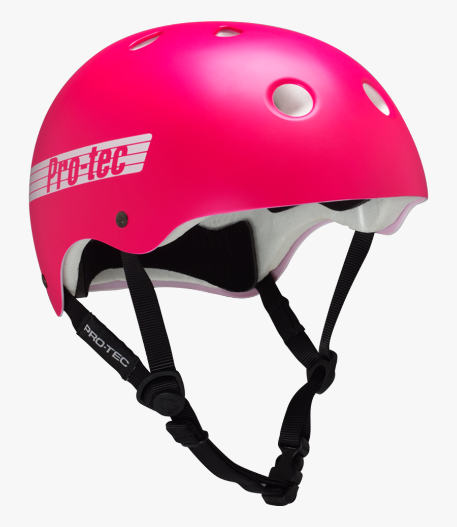 Skateboard Helmet Pink, Transparent Clipart