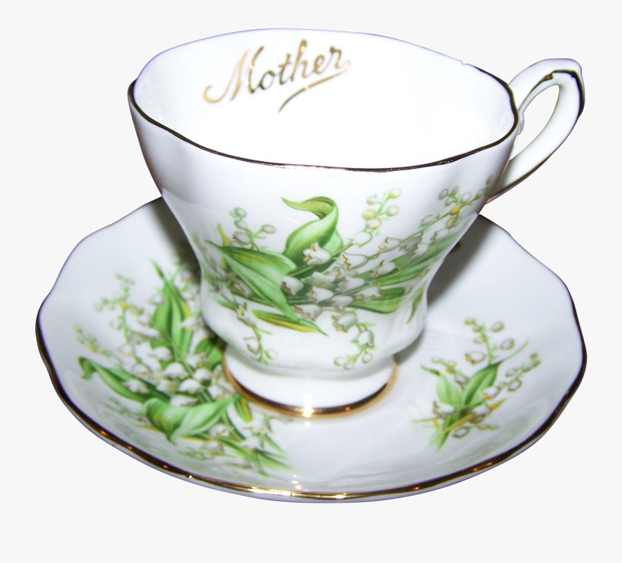 The Tea Cup - Cup Coffee Lilies Of The Valley, Transparent Clipart