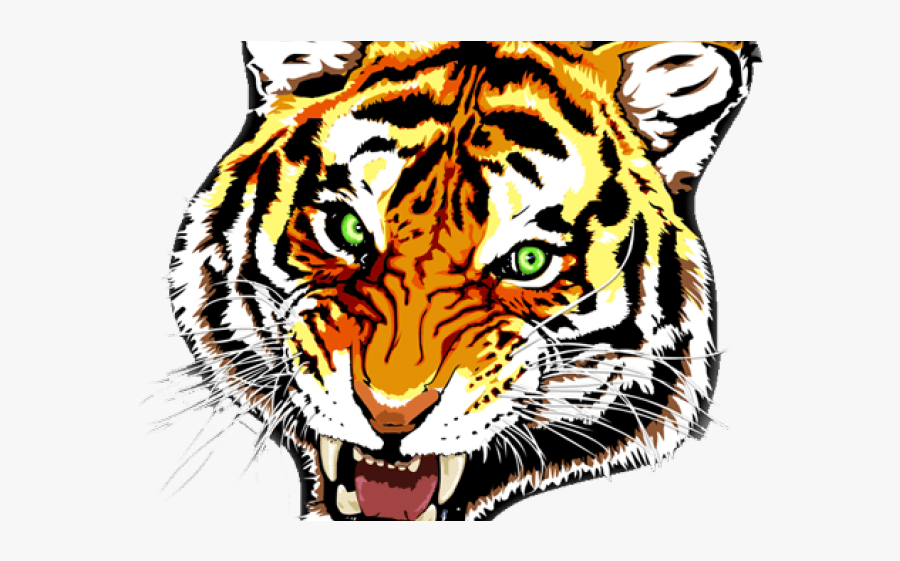 Tiger Tattoos Clipart Bat - Picsart Tiger Face Png, Transparent Clipart