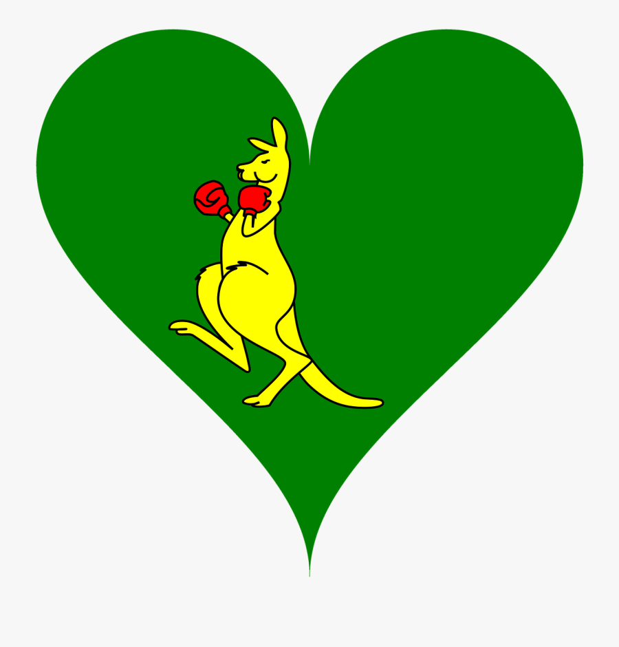 Aussie Kangaroo Icon, Transparent Clipart