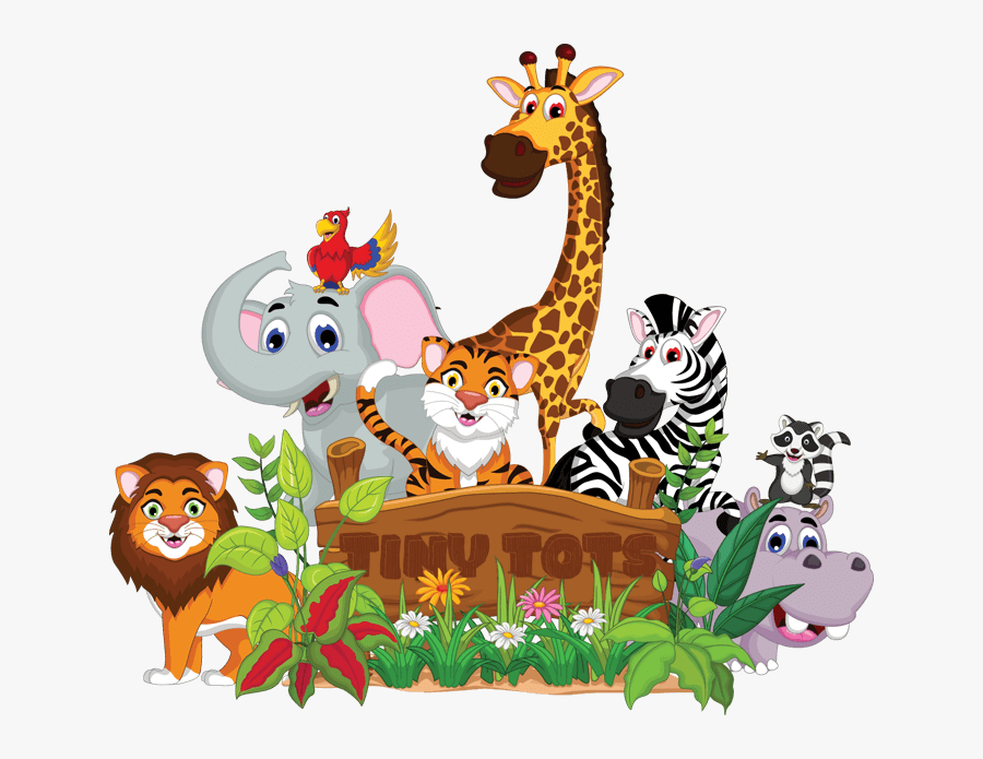 About Tiny Tots - Animal Cartoon Zoo, Transparent Clipart