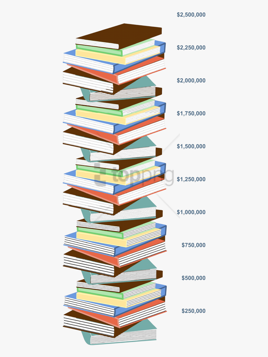 Stack Of Books Png Image With Transparent Background - Clip Art Transparent Background Books, Transparent Clipart