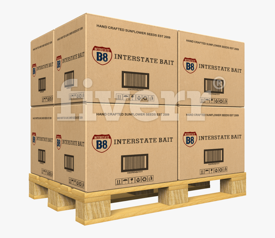 Clip Art Cardboard Box Mockup - Packaging And Labeling, Transparent Clipart