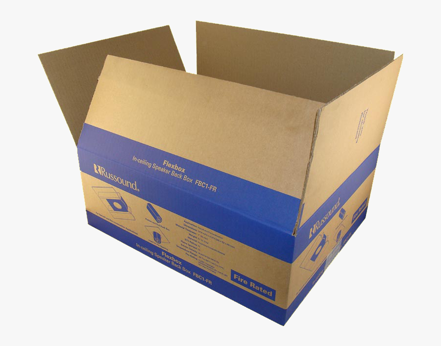 Shipping Box Png - Printed Corrugated Packaging Box, Transparent Clipart