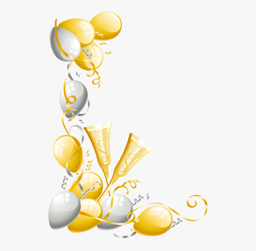 Transparent Psp Png - New Years Border Clipart, Transparent Clipart