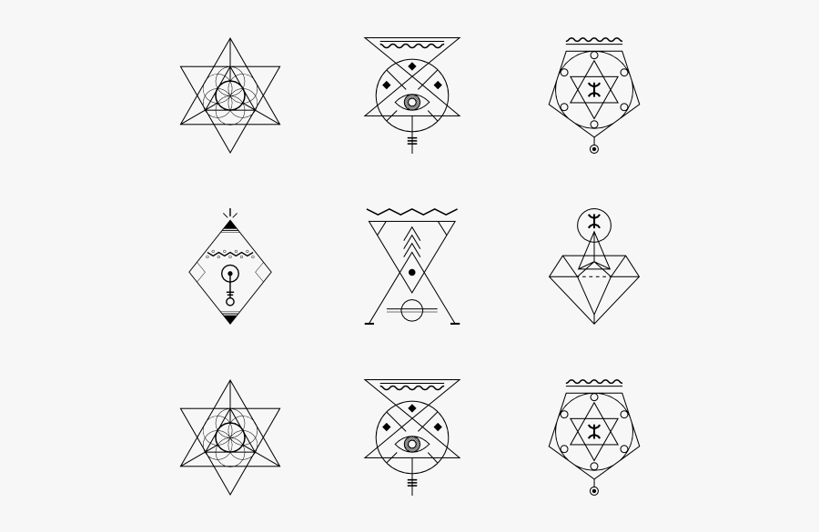 Alchemy Symbols Transparent, Transparent Clipart