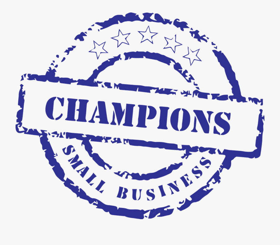 Champions Blue - Sign, Transparent Clipart