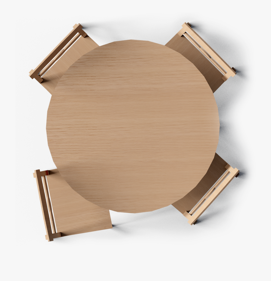 Cad And Bim Object Leksvik Drop Leaf Table And Chairs - Table Top View Png, Transparent Clipart