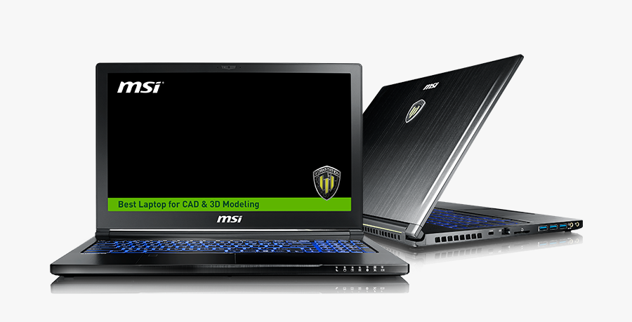 Laptop Clipart Workstation - Msi Workstation 2018, Transparent Clipart