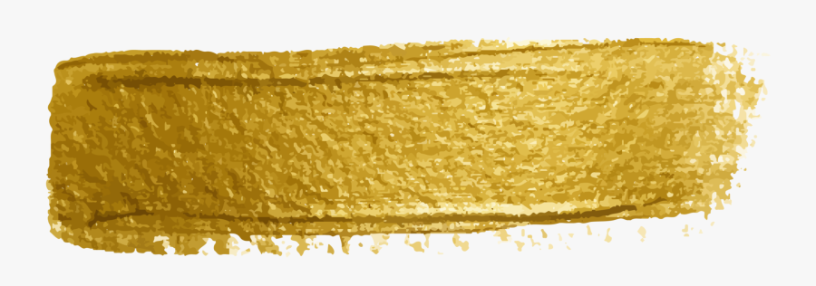 Ftestickers Watercolor Paint Brushstroke Gold - Gold Brush Stroke Png, Transparent Clipart