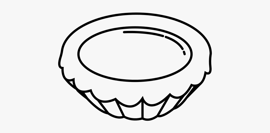 Tart Black And White, Transparent Clipart