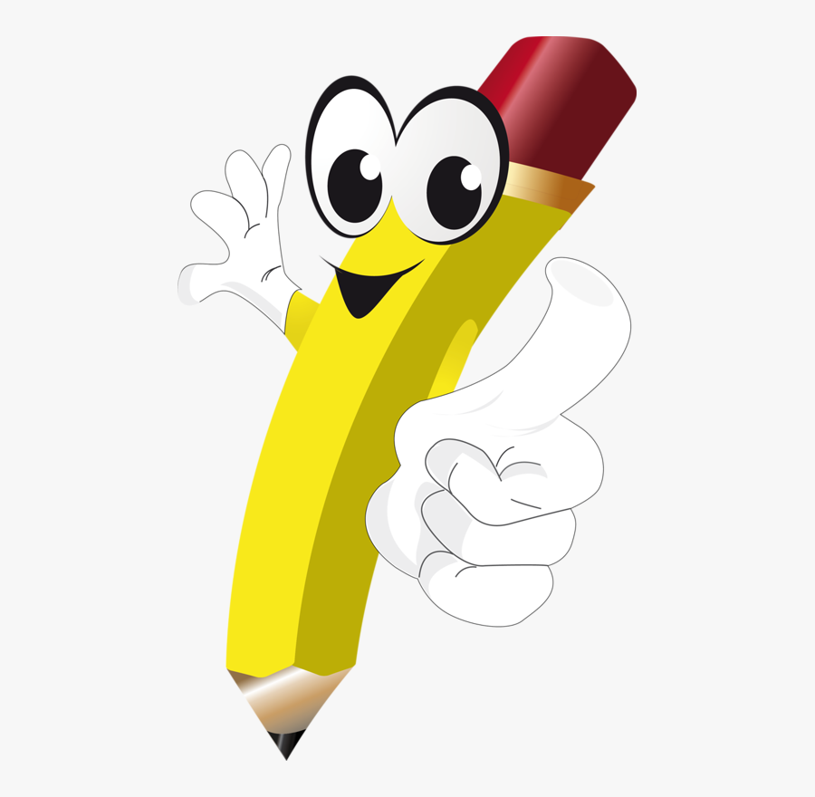 Pencil Cartoon Illustration Download Free Image Clipart - Clipart Pencil Cartoon Png, Transparent Clipart