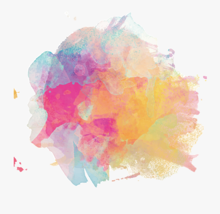 #sticker #watercolor #smudge #freetoedit - Watercolor Transparent Paint Splatter, Transparent Clipart