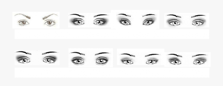 Transparent Beautiful Eyes Png - Types Of Eyelids Names, Transparent Clipart