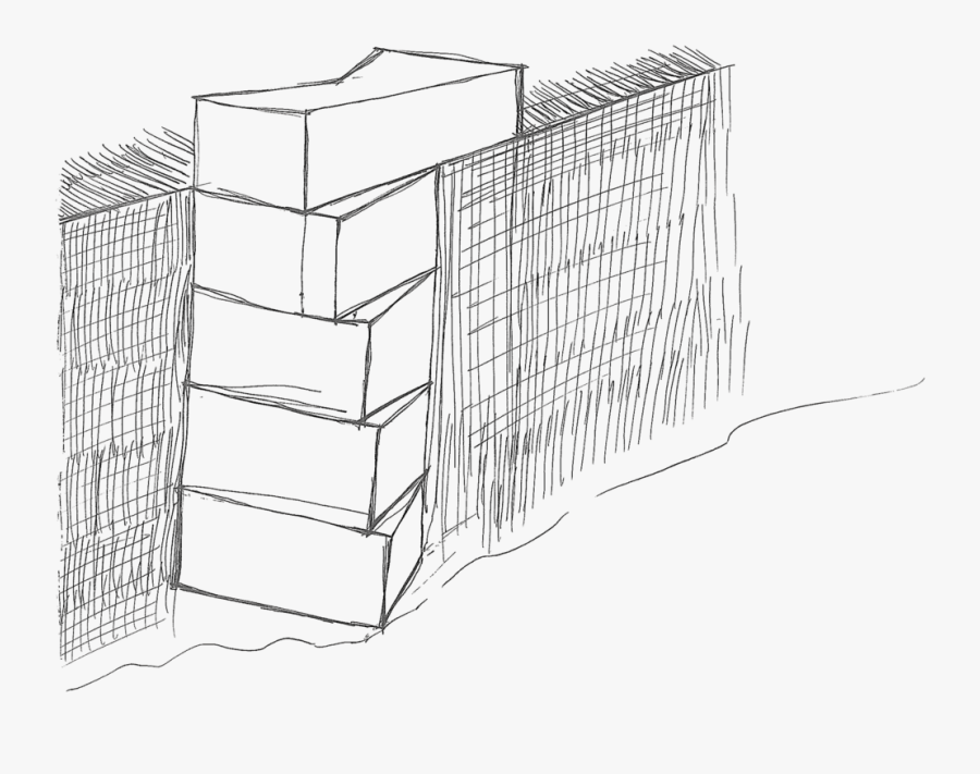 Cliff House Concept Sketch2 - Sketch, Transparent Clipart