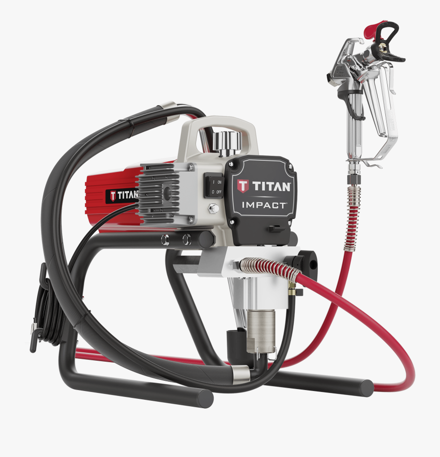 Impact - Titan 410 Paint Sprayer, Transparent Clipart