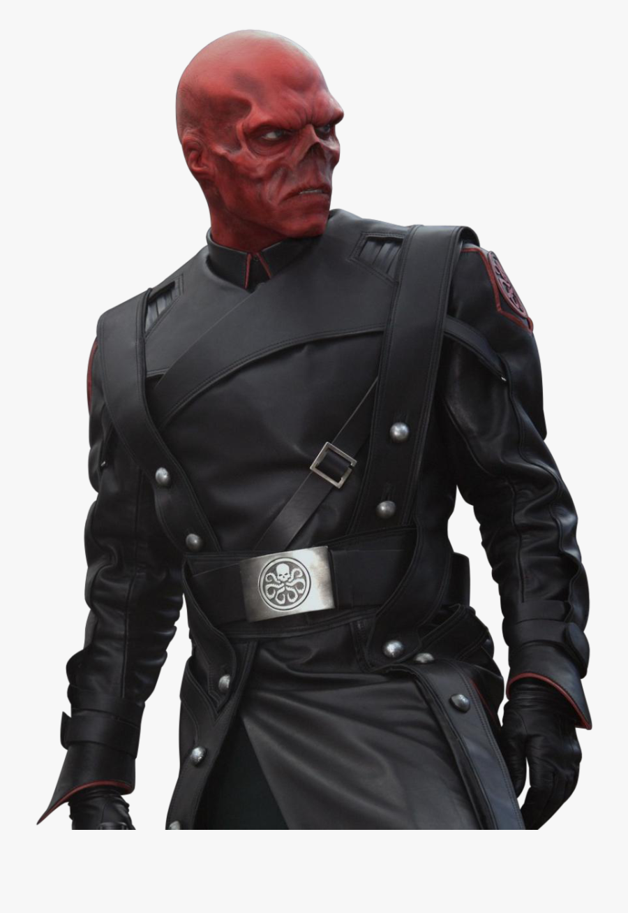 Red Skull Captain America Youtube Hydra Film - First Captain America Villain, Transparent Clipart