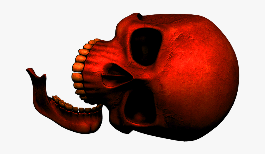 Thug Cliparts Shop Of - Transparent Red Skull Png, Transparent Clipart