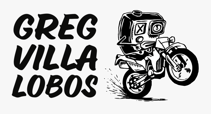 Gv Logo With Text - Motorcycle, Transparent Clipart